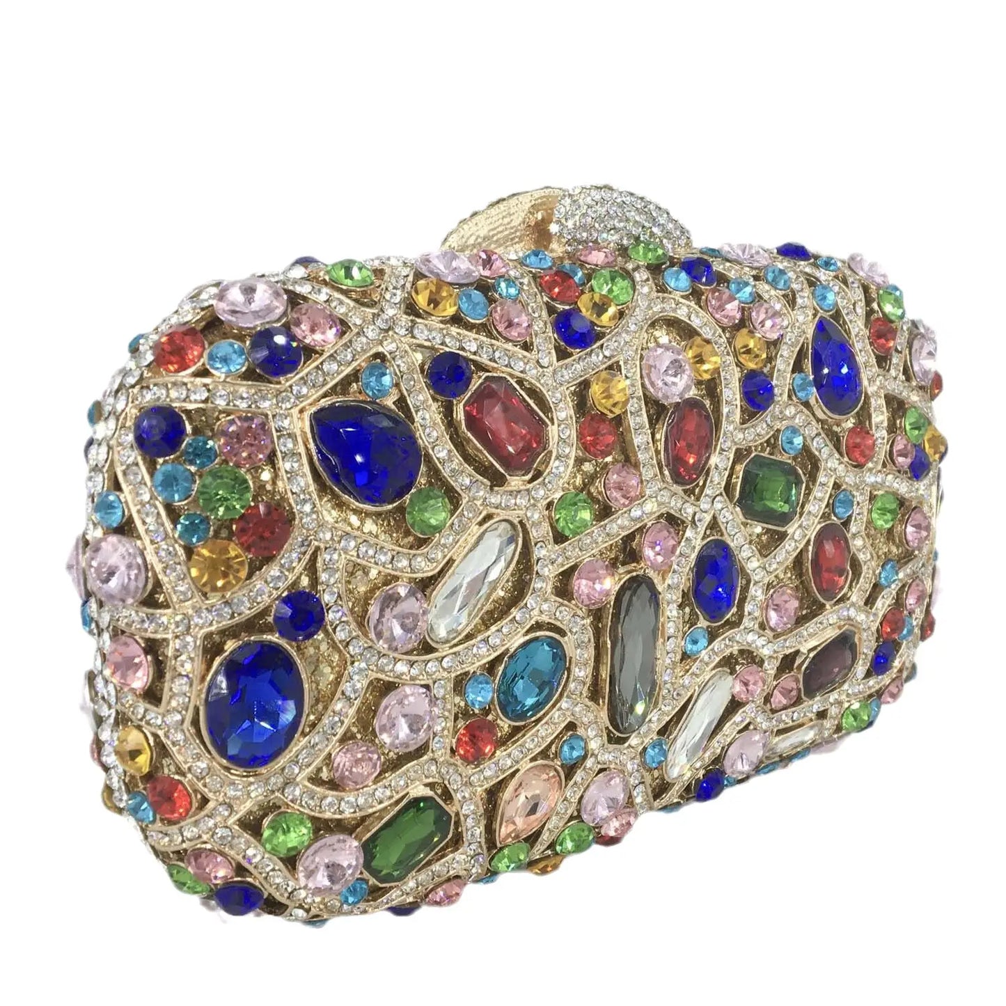 Women Crystal Evening Clutch Purse | Luxury Wedding & Gala Dinner Handbag