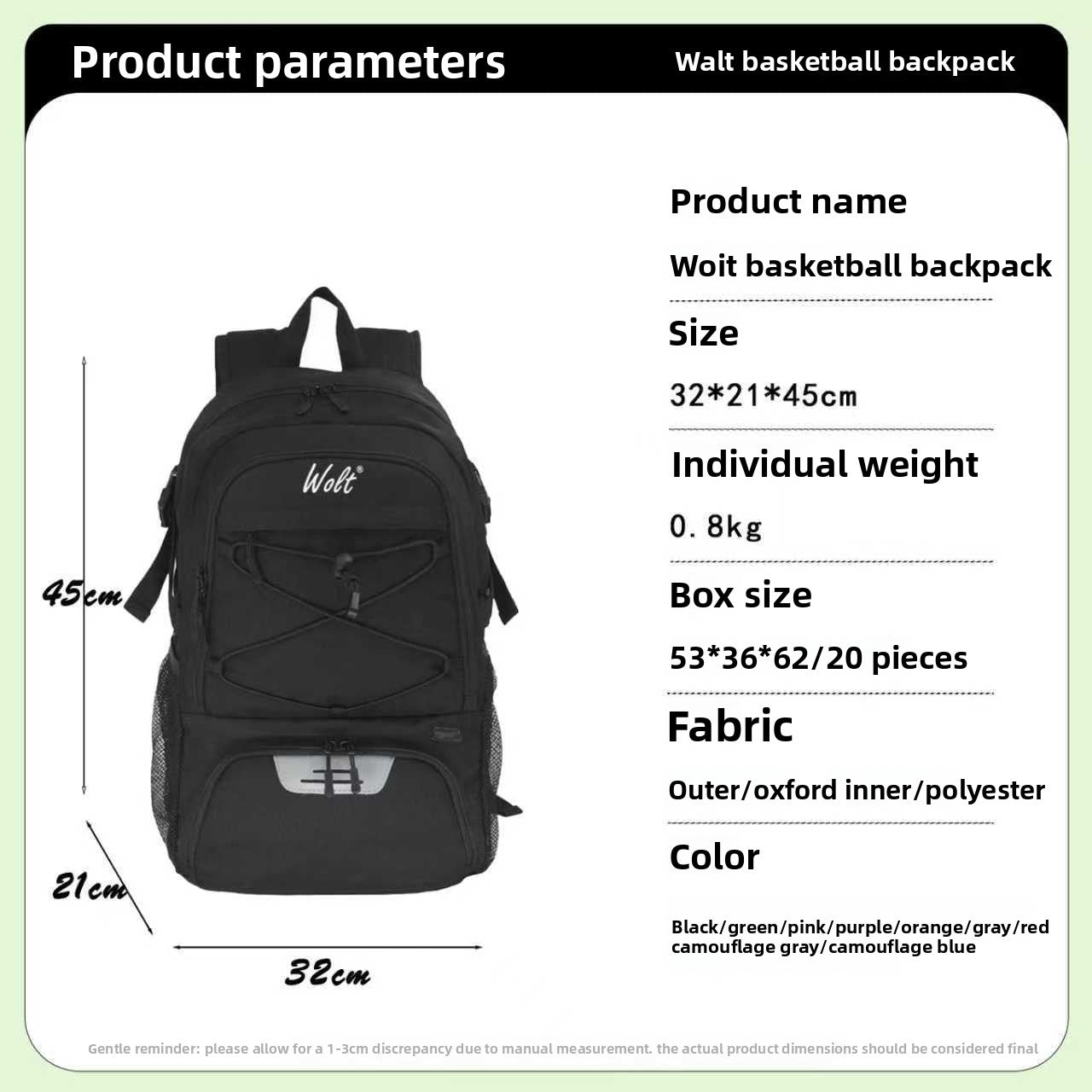 Large Capacity Backpack - Multifunction Outdoor Travel & Gym Bag
