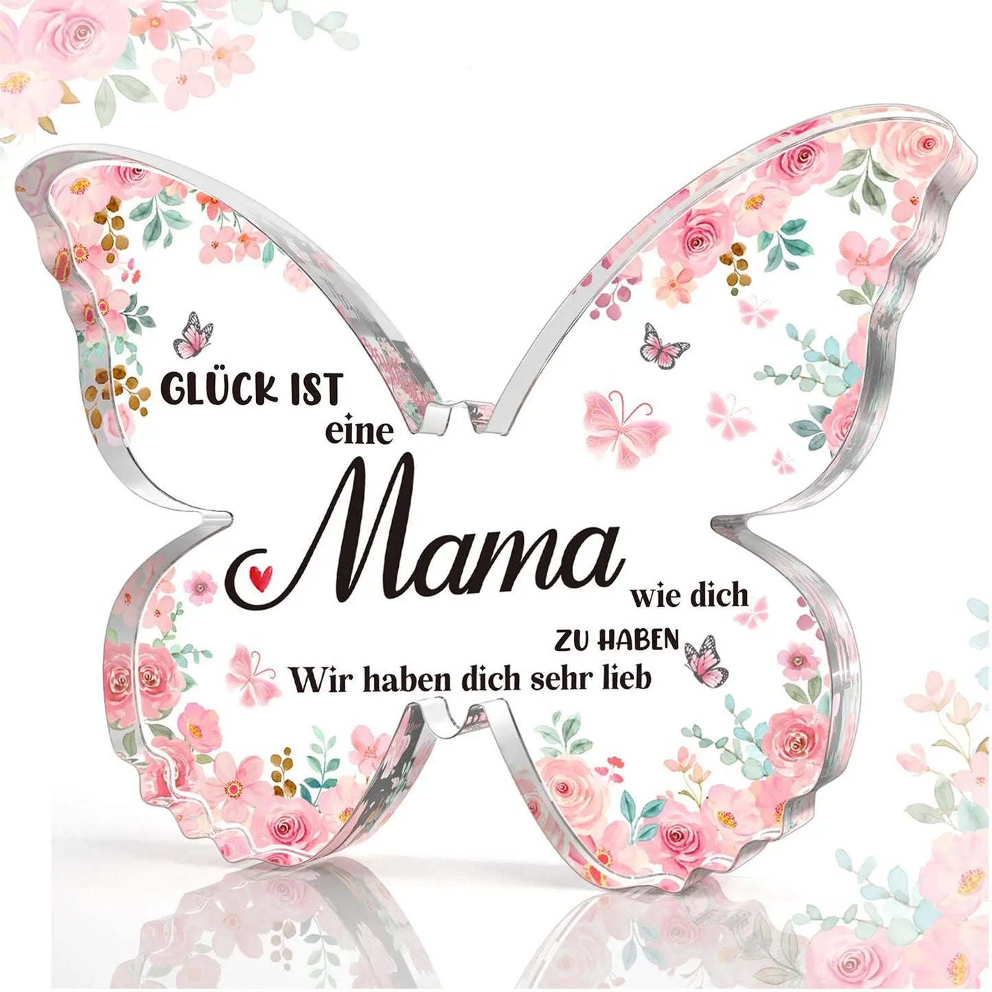 Butterfly Gift for Mom – Inspirational Acrylic Decor Mother’s Day Keepsake CJ