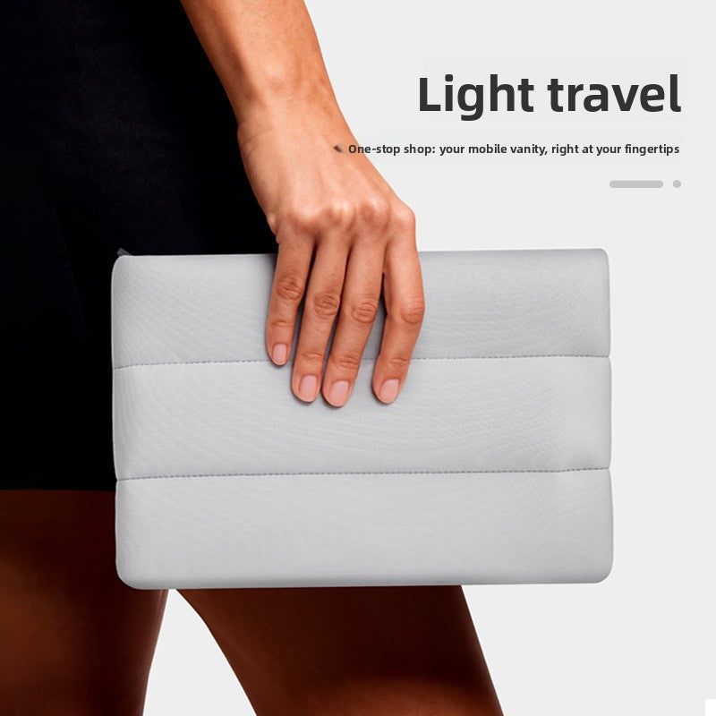 Memory Foam Waterproof Makeup Bag - Portable Waterproof Travel Organizer