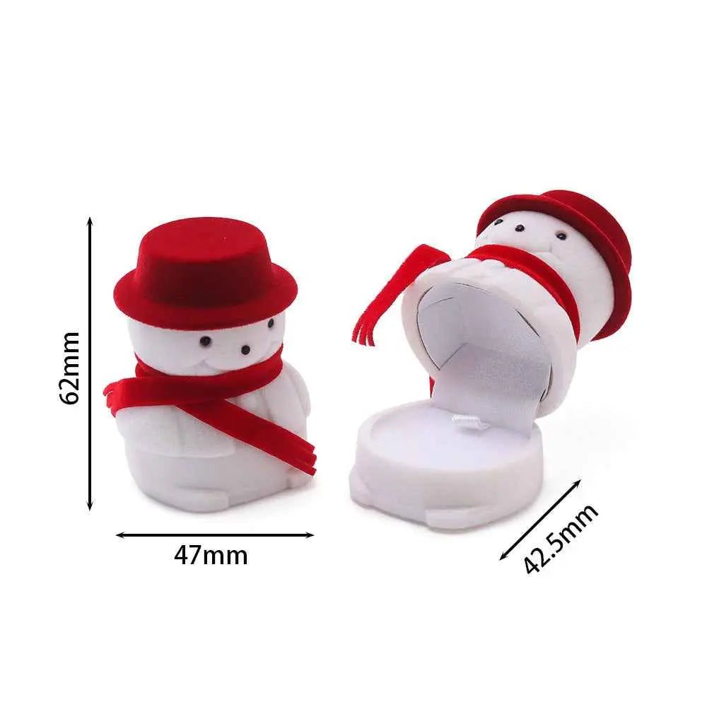 Cute Cartoon Jewelry Box- Plush Flip-Top Ring & Necklace Gift Case | Portable Mini Organizer