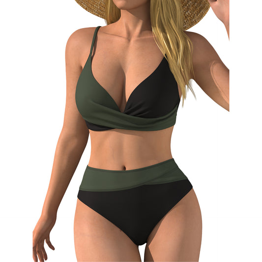 Womens High Stretch Bikini Set - Quick Dry Sexy Swimwear | Free Shipping