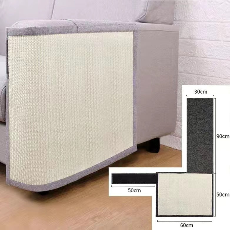 Self-Adhesive Sisal Cat Scratching Pad - Furniture Protector Scratch Mat | Free Shipping