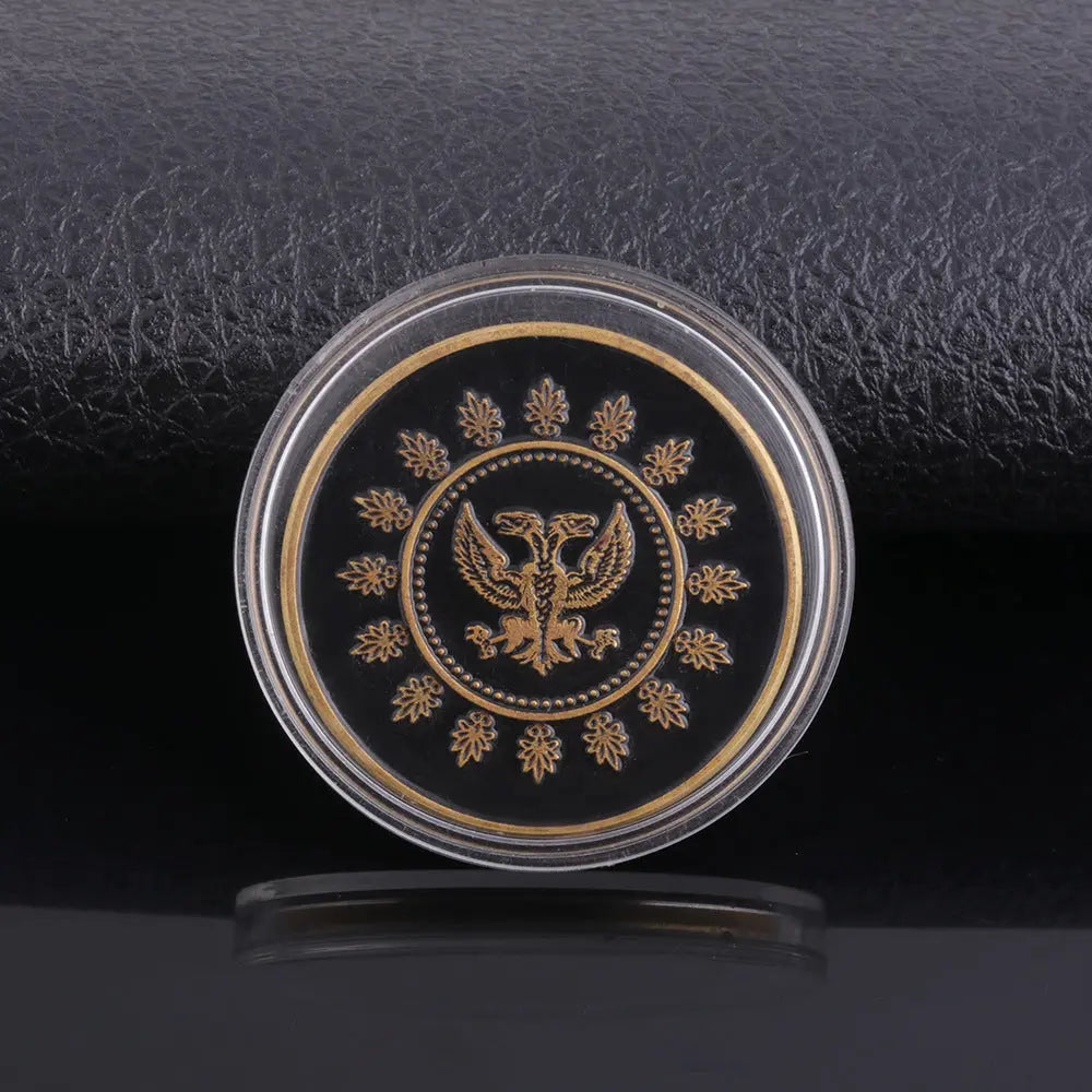 Commemorative Collectible Coin – Alloy Plated Souvenir Display Piece CJ