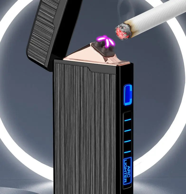 Rechargeable Metal Lighter – Windproof Engraved Personalized Gift CJ