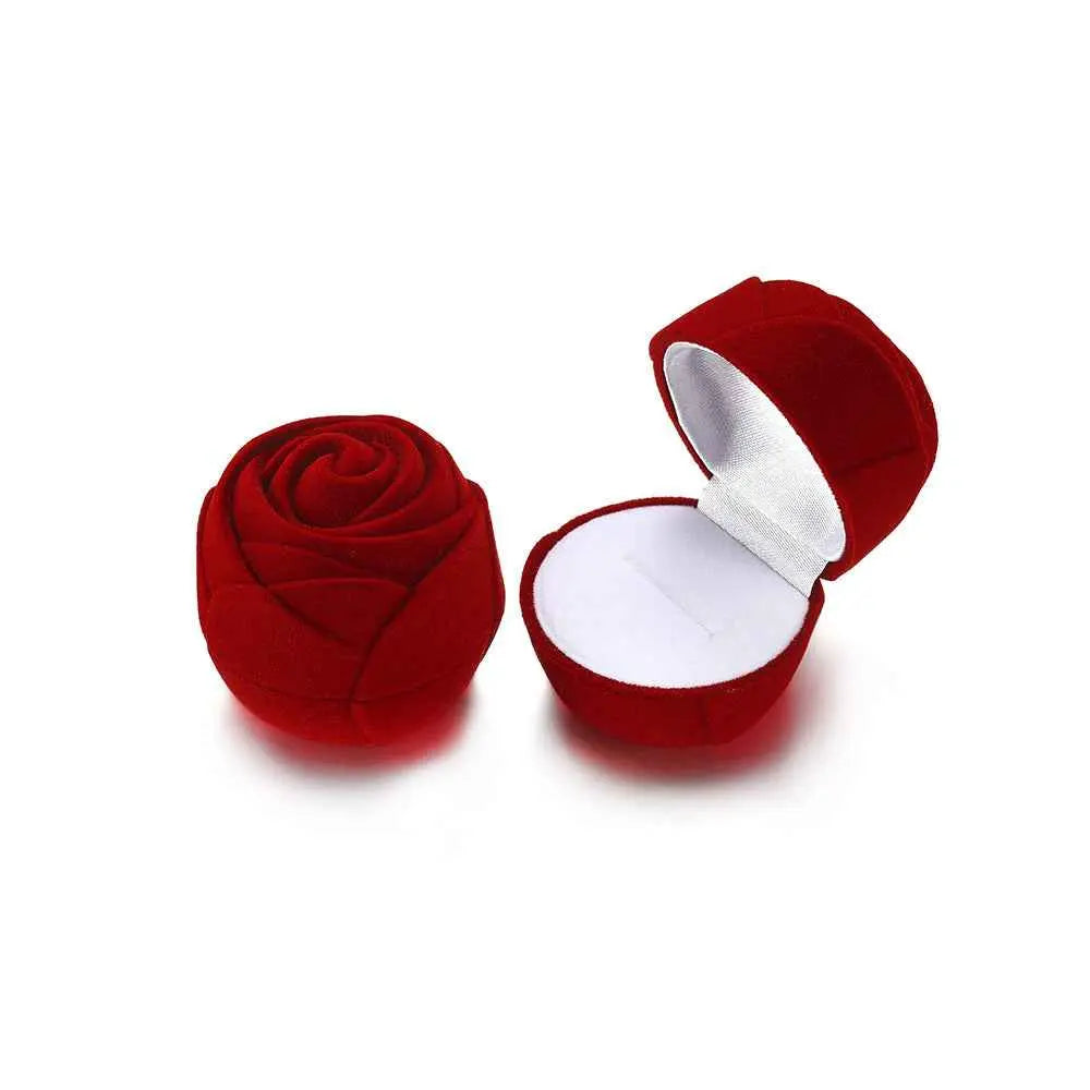 Cute Cartoon Jewelry Box- Plush Flip-Top Ring & Necklace Gift Case | Portable Mini Organizer
