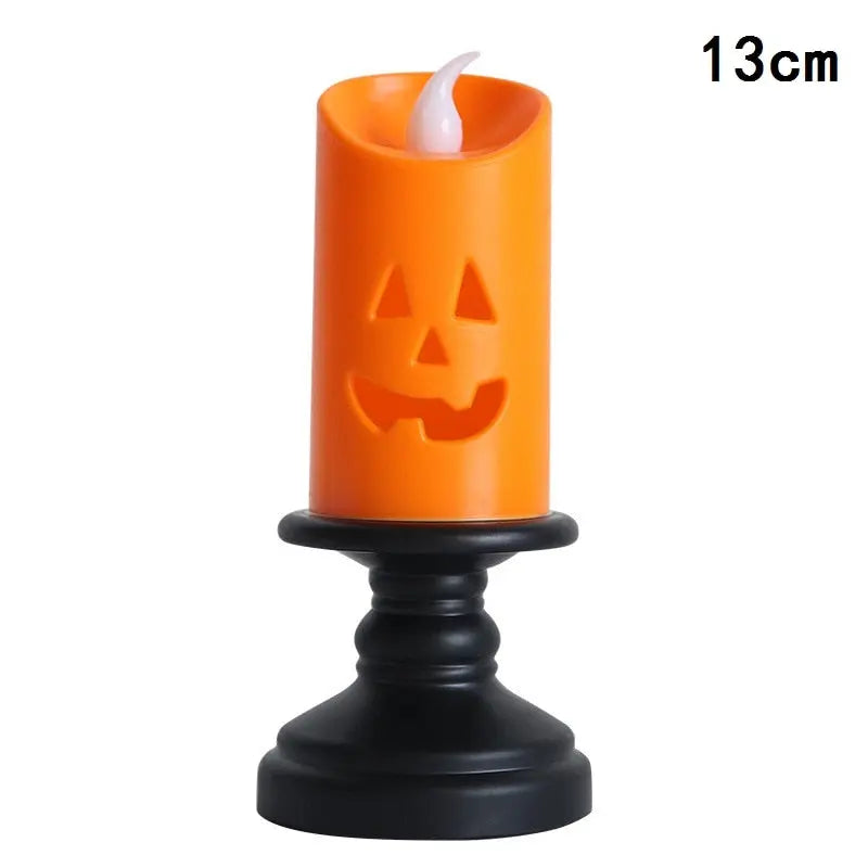 Halloween LED Candle Light – Flickering Flameless Pumpkin Decor Lamp EPR