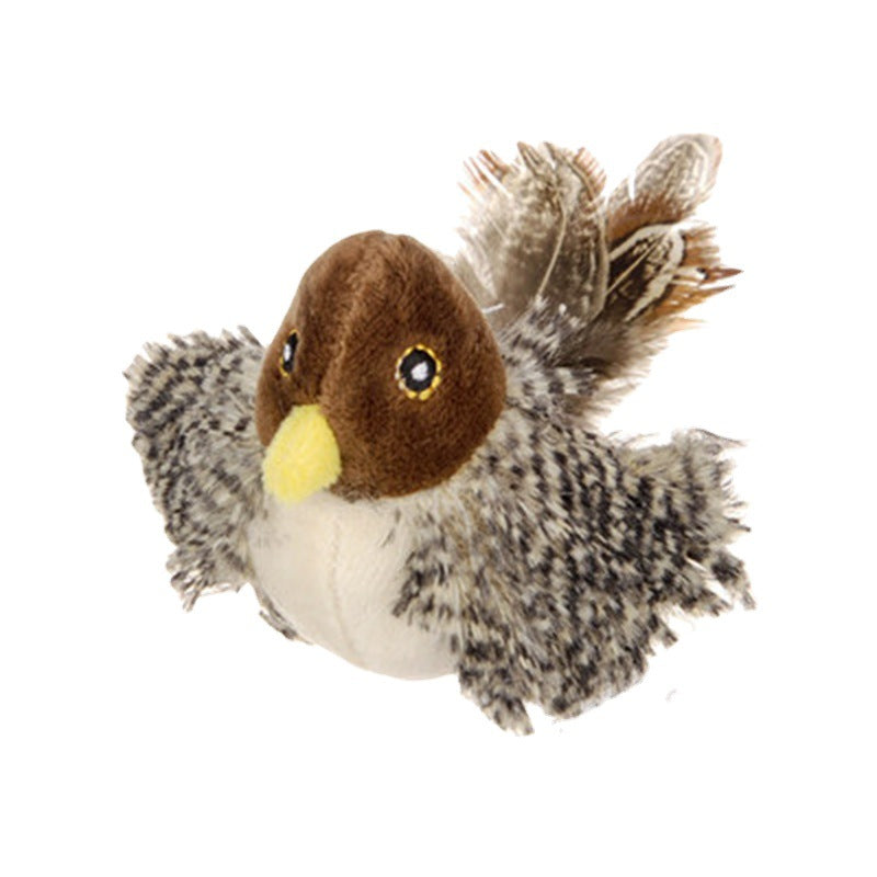 Interactive Chirping Bird Cat Toy – Motion Activated Touch Sensor Hunting Toy | Realistic Sound Pet Play Toy EPR