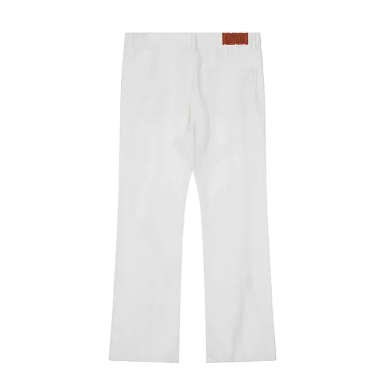 Men’s Slim Fit Straight Leg Pants – Casual Cotton Trousers | Wrinkle-Resistant Mid-Waist Fashion Pants EPR