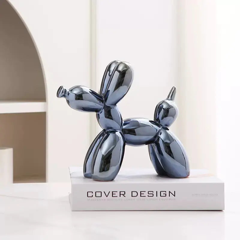 Balloon Dog Ceramic Decor – Modern Minimalist Jewelry Tray & Home Accent EPR