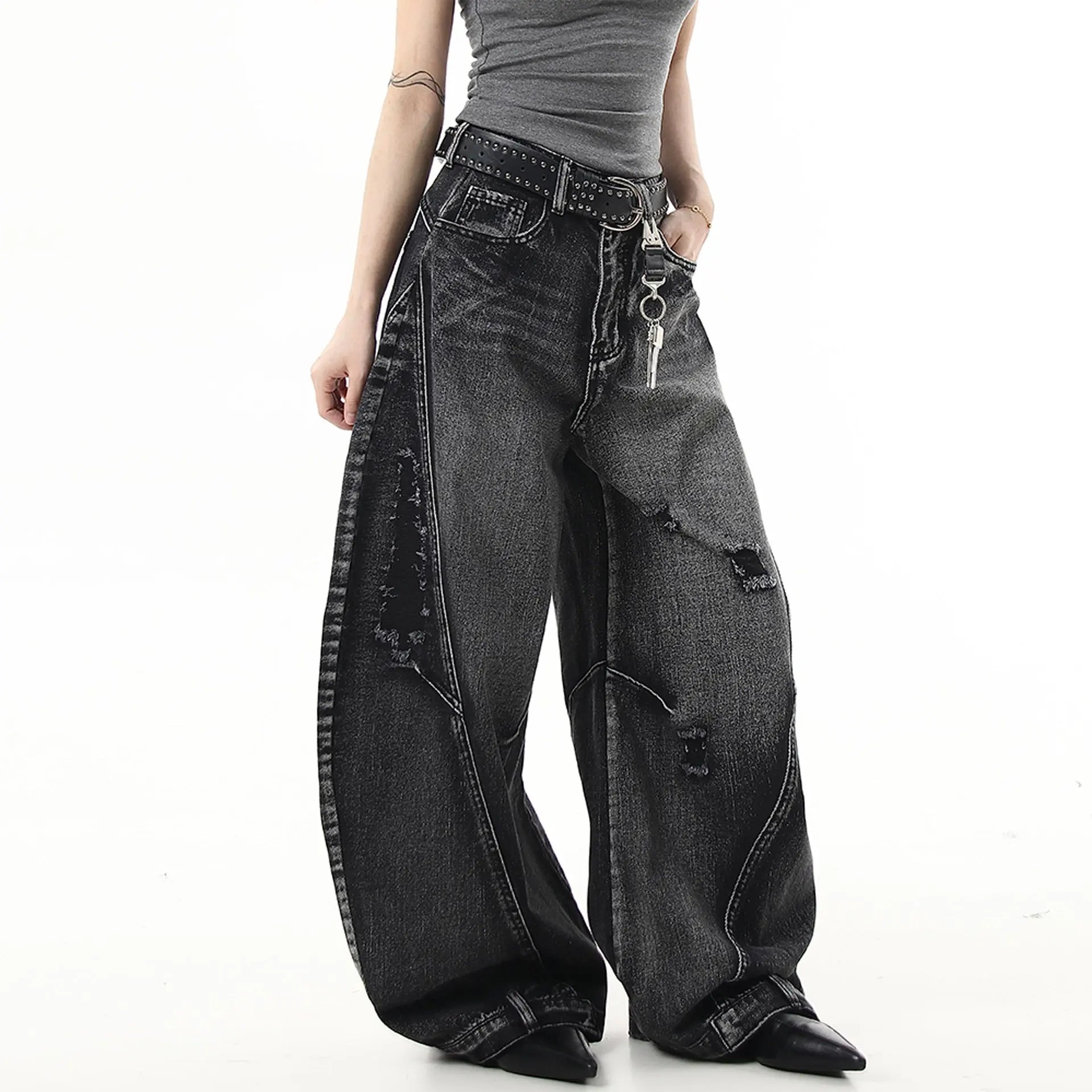 Men’s Black Denim Pants – Casual Cotton Jeans for Summer Wear (S–3XL) EPR
