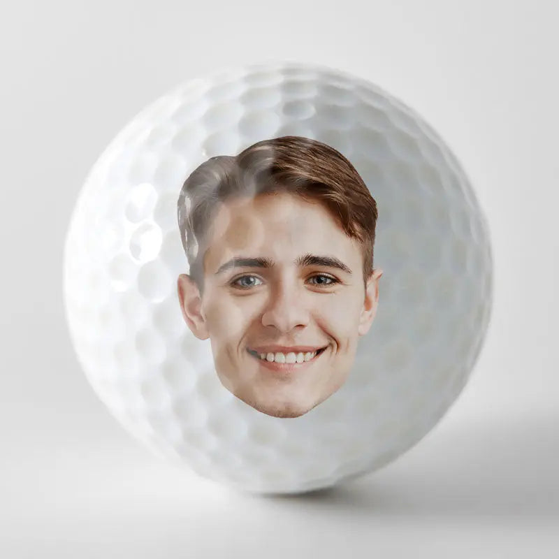 Personalized Golf Ball for Dad – Custom Photo “If Found Return To This Guy” Father’s Day Gift EPR