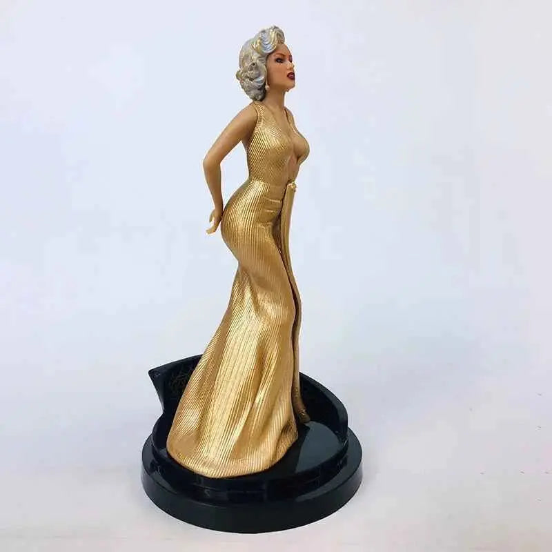 Marilyn Monroe Collectible Statue – Classic Hollywood Decorative Figurine with Display Base
