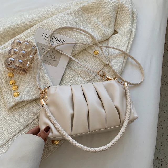 Small Soft PU Leather Underarm Handbag | Luxury Crossbody Handbag - EverCharm Gifts