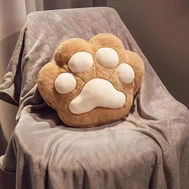 Cat Paw Pillow Blanket Hand Warmer TED