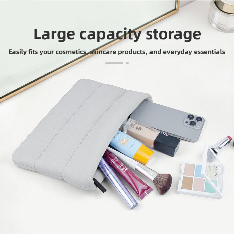 Memory Foam Waterproof Makeup Bag - Portable Waterproof Travel Organizer
