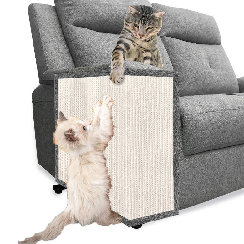 Self-Adhesive Sisal Cat Scratching Pad - Furniture Protector Scratch Mat | Free Shipping