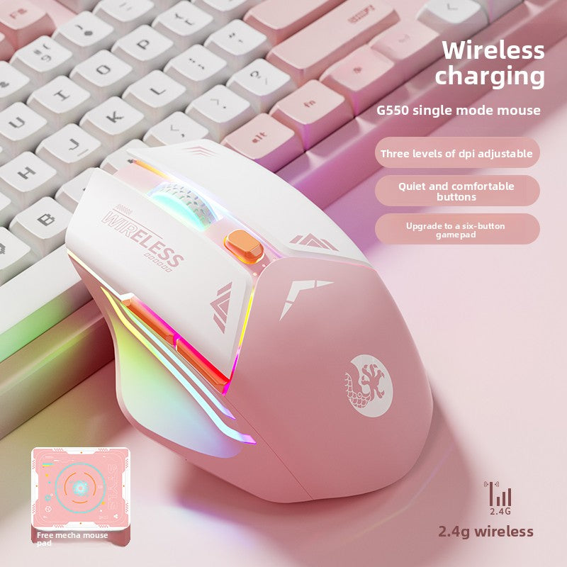 Dual Mode Wireless Gaming Mouse | Bluetooth & 2.4GHz Rechargeable Bluetooth Mouse - EverCharm Gifts