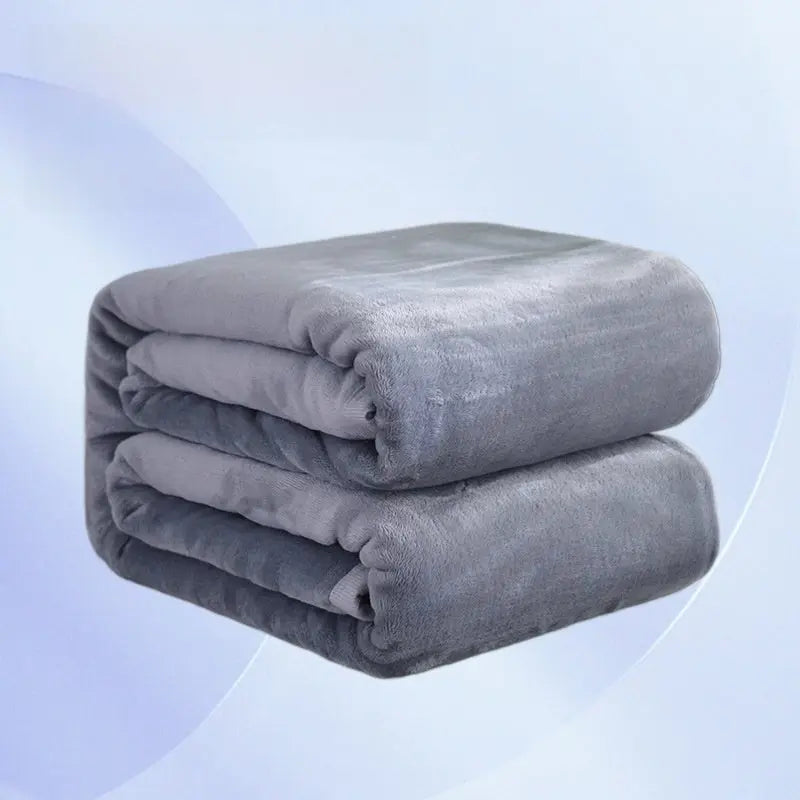 Thickened Soft Coral Fleece Blanket for Home and Gifts TED