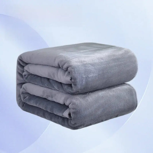 Thickened Soft Coral Fleece Blanket for Home and Gifts TED