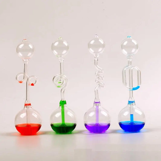 Glass Galileo Thermometer – Decorative Temperature Display Home Ornament CJ