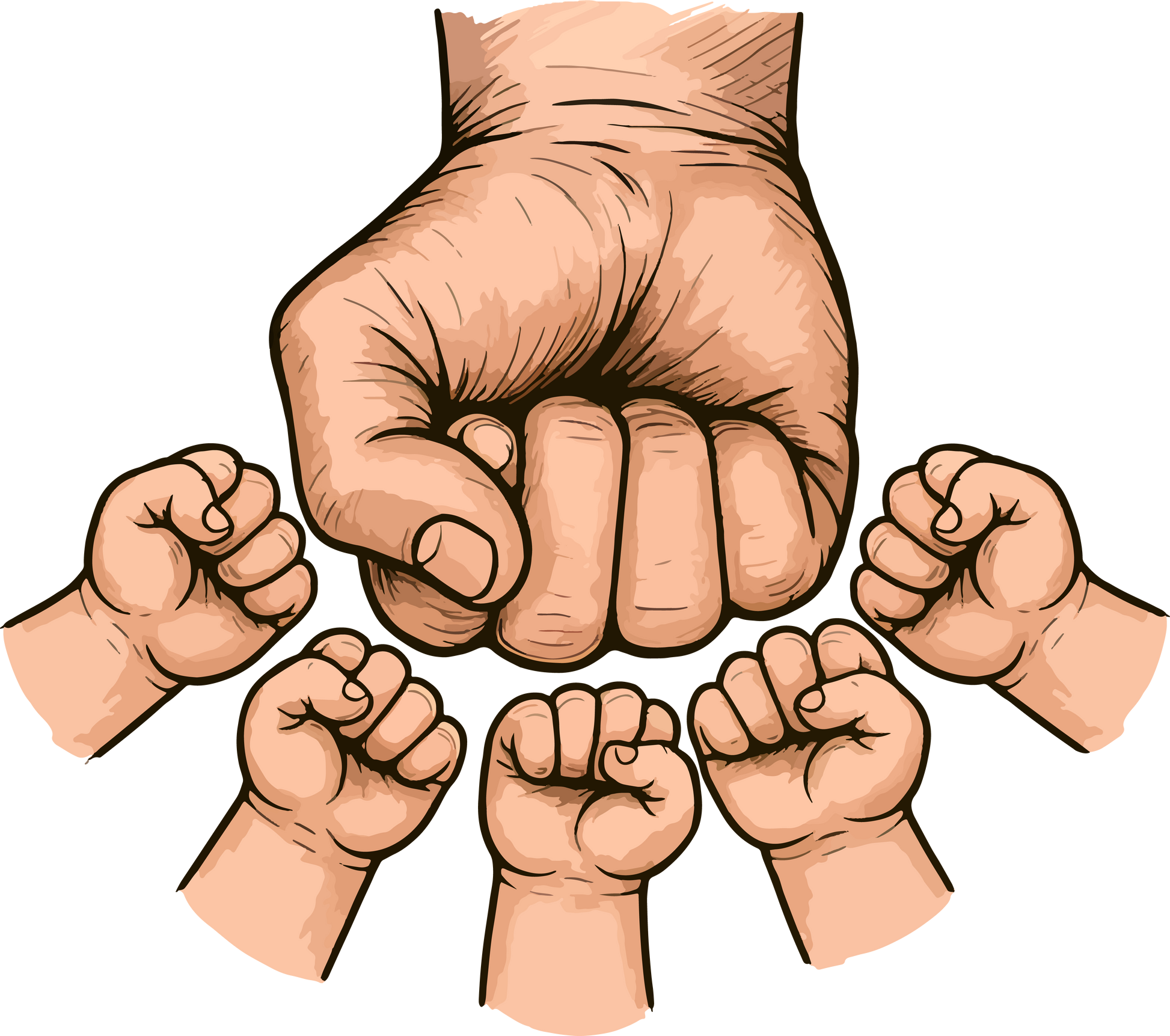 Father’s Day Fist Bump 1-8 Classic Graphic T-Shirt – Funny Dad T-shirt - EverCharm Gifts