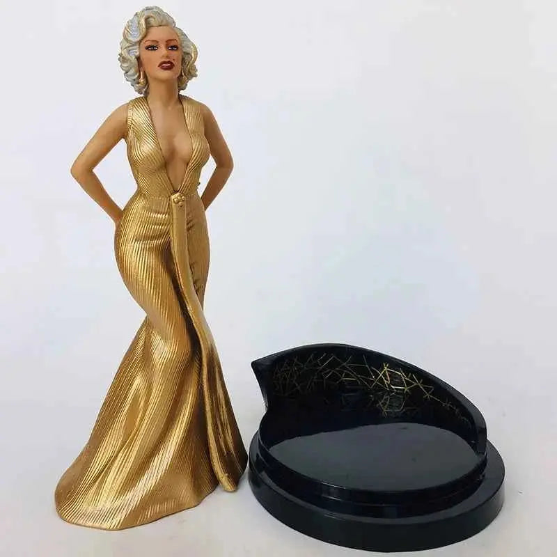 Marilyn Monroe Collectible Statue – Classic Hollywood Decorative Figurine with Display Base