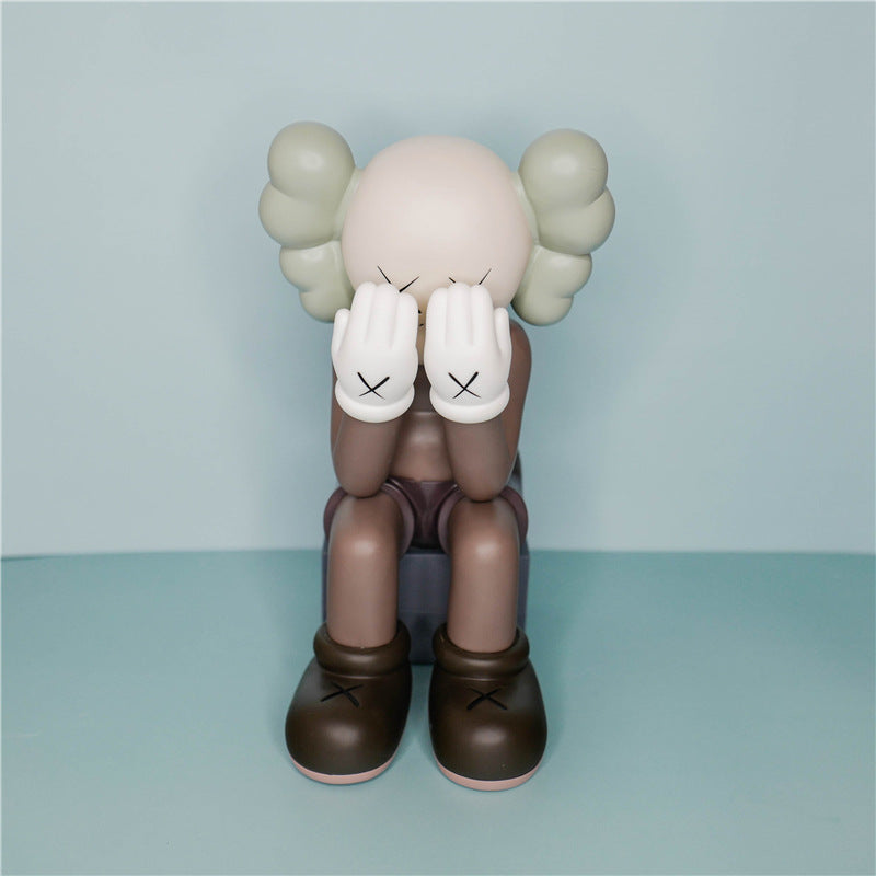 Trendy PVC Vinyl Doll Ornament – Modern Collectible Decor | Free Shipping