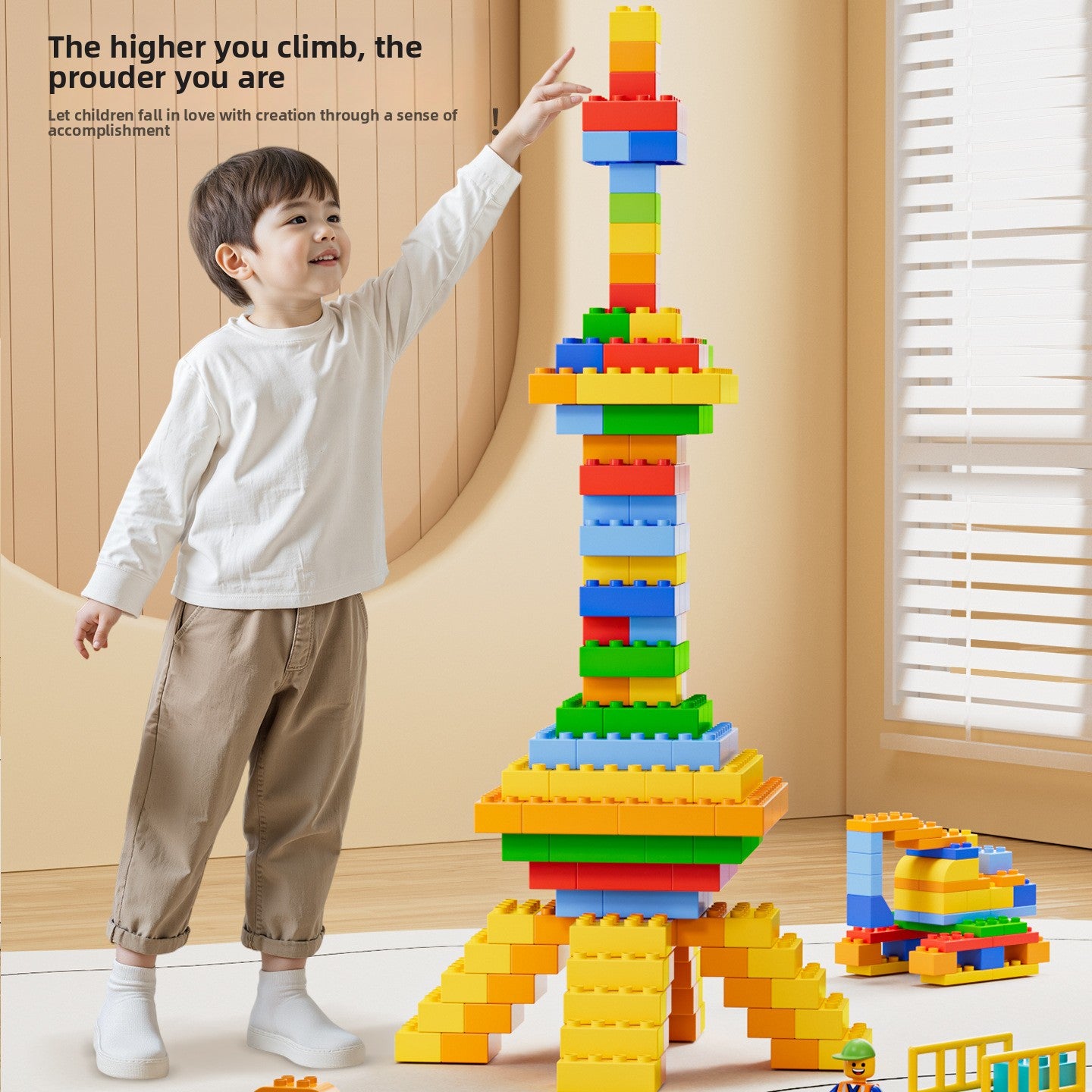 Educational Building Blocks Set for Kids | Educational DIY Construction Toy - EverCharm Gifts