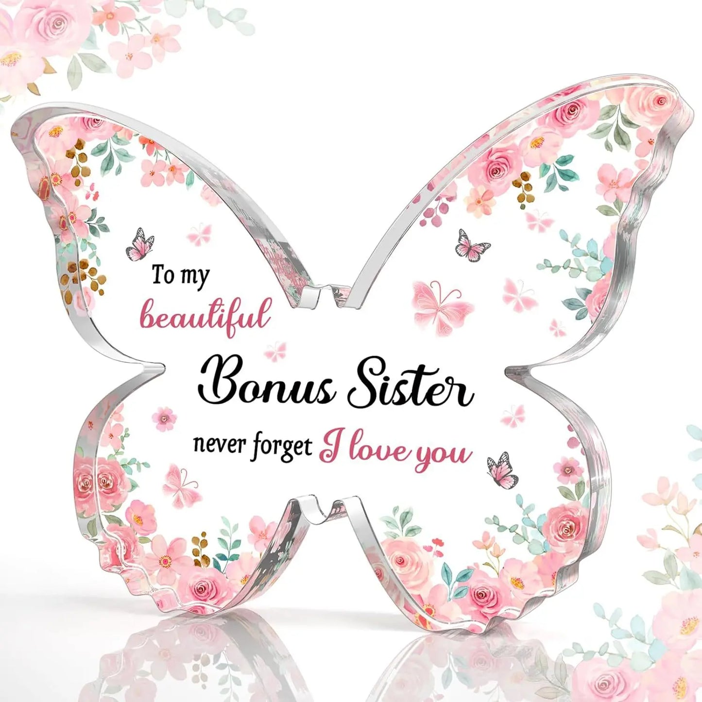 Butterfly Gift for Mom – Inspirational Acrylic Decor Mother’s Day Keepsake CJ