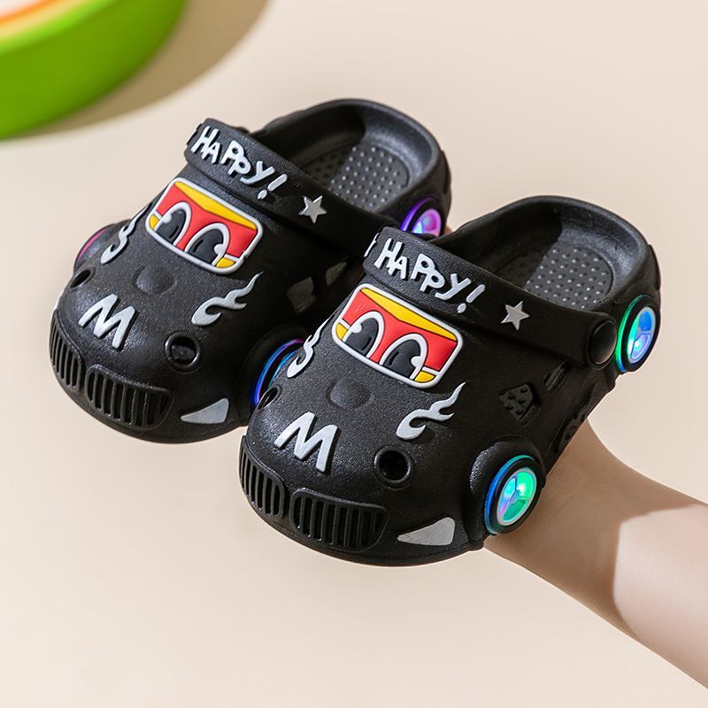Kids Glow in the Dark Slippers | Soft Non-Slip Summer Indoor PVC Sandals - EverCharm Gifts