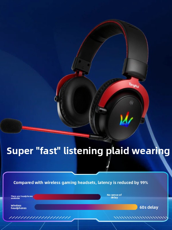 Wired Gaming Headset | USB Stereo Noise Cancelling E-Sports Stereo Gaming Headset PC Gaming - EverCharm Gifts