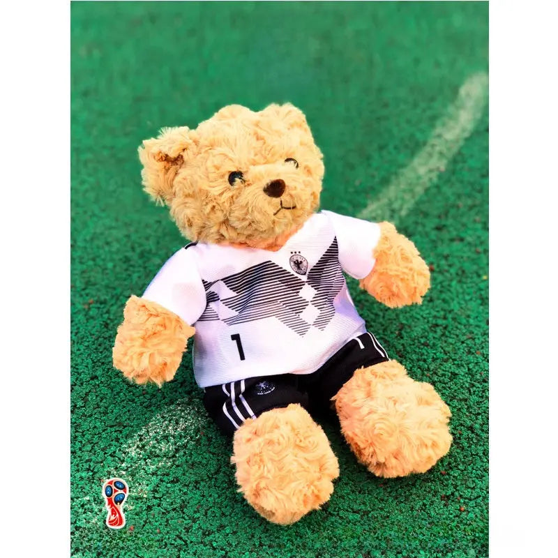 Sports Fan Teddy Bear Plush Soft Athlete-Themed Collectible Stuffed Toy TED