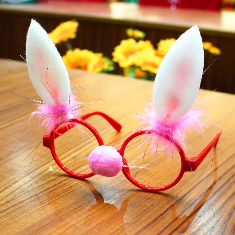 Christmas Party Glasses Frames – Santa, Snowman & Reindeer Novelty Eyewear | Funny Holiday Costume Accessories CJ
