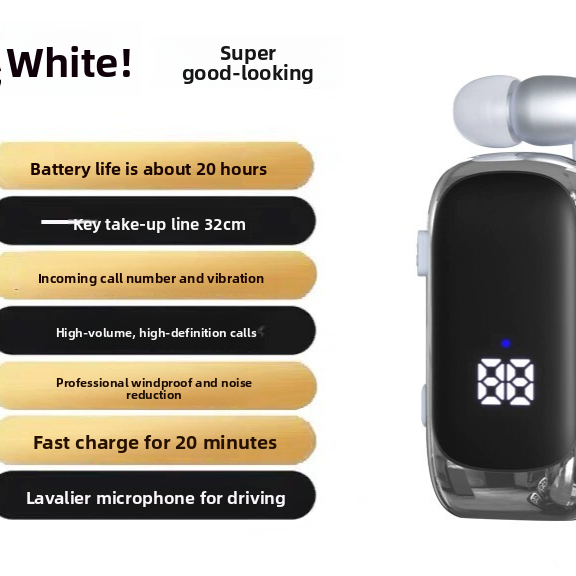 Bluetooth 5.4 Wireless Earphones | ENC Noise Cancelling Waterproof Stereo Earphone - EverCharm Gifts
