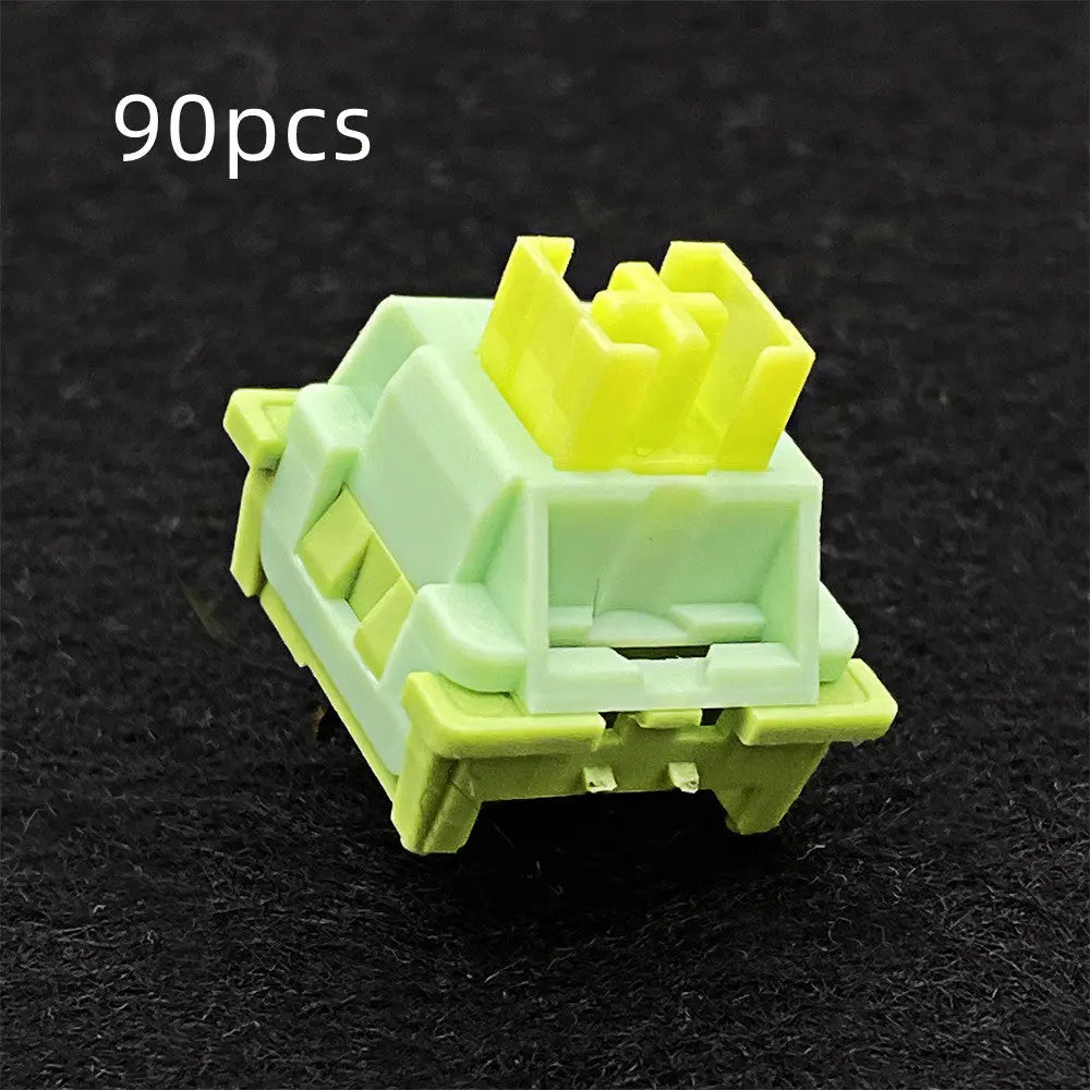 Silent Mechanical Keyboard Switches – Dustproof Custom Key Switch Set | Wireless Compatible (10–110 PCS) CJ