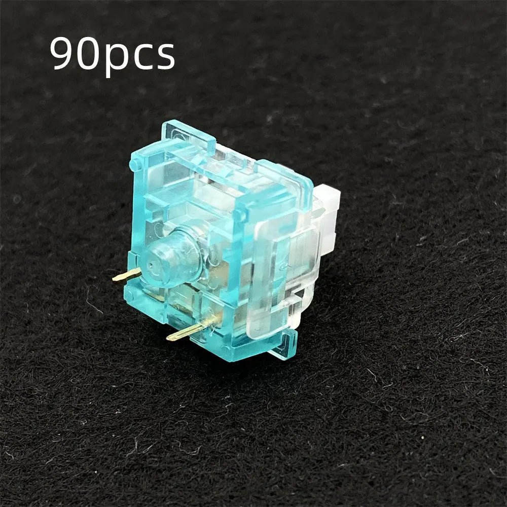 Silent Mechanical Keyboard Switches – Dustproof Custom Key Switch Set | Wireless Compatible (10–110 PCS) CJ