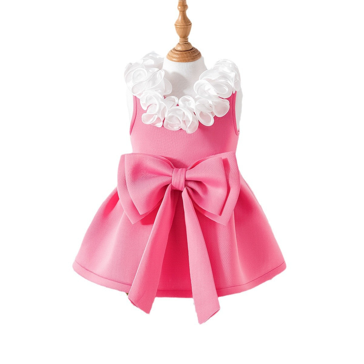 Girls Pink Cotton Short Sleeve Dress | Toddler Pink Summer Dress - EverCharm Gifts