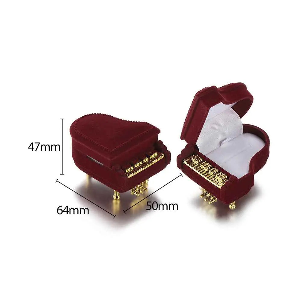 Cute Cartoon Jewelry Box- Plush Flip-Top Ring & Necklace Gift Case | Portable Mini Organizer