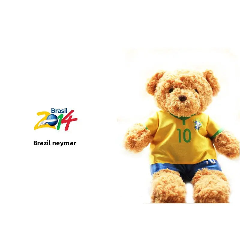 Sports Fan Teddy Bear Plush Soft Athlete-Themed Collectible Stuffed Toy TED