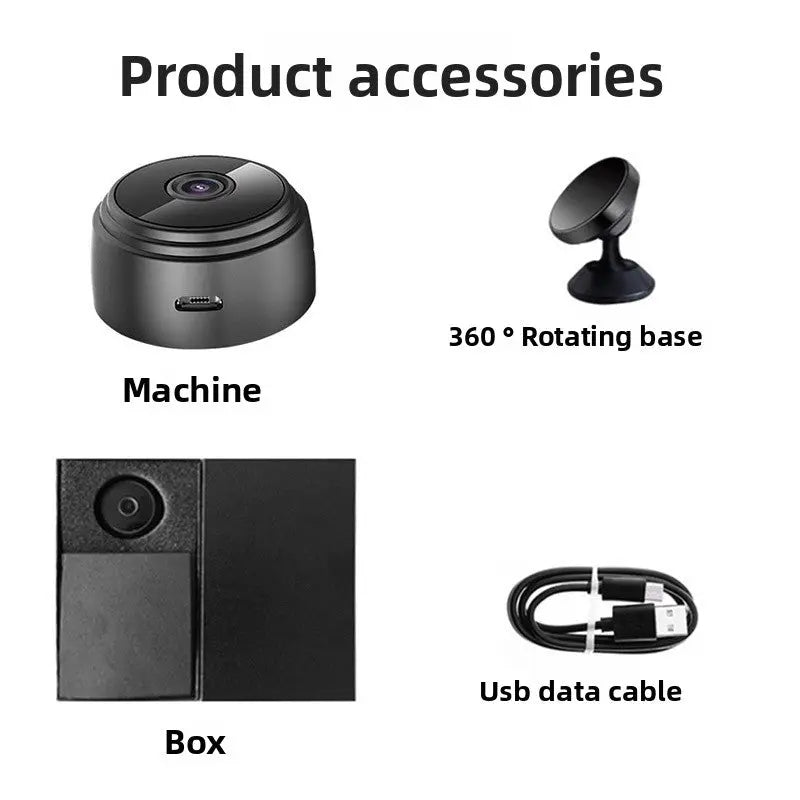 1080P Wireless Security Camera  WiFi Indoor/Outdoor Surveillance with Night Vision & Motion Alerts TED
