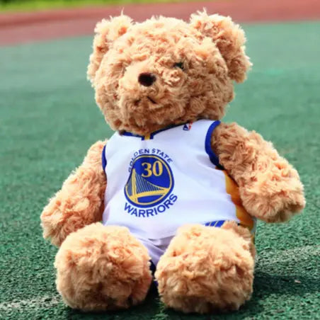 Sports Fan Teddy Bear Plush Soft Athlete-Themed Collectible Stuffed Toy TED