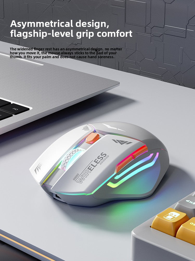 Dual Mode Wireless Gaming Mouse | Bluetooth & 2.4GHz Rechargeable Bluetooth Mouse - EverCharm Gifts