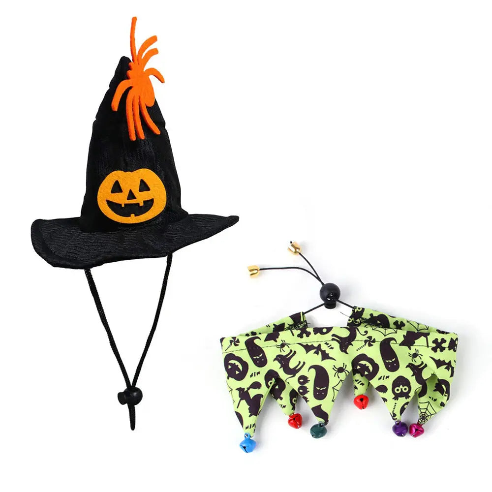Halloween Hat and Scarf Set – Cozy Polyester Costume Accessories EPR