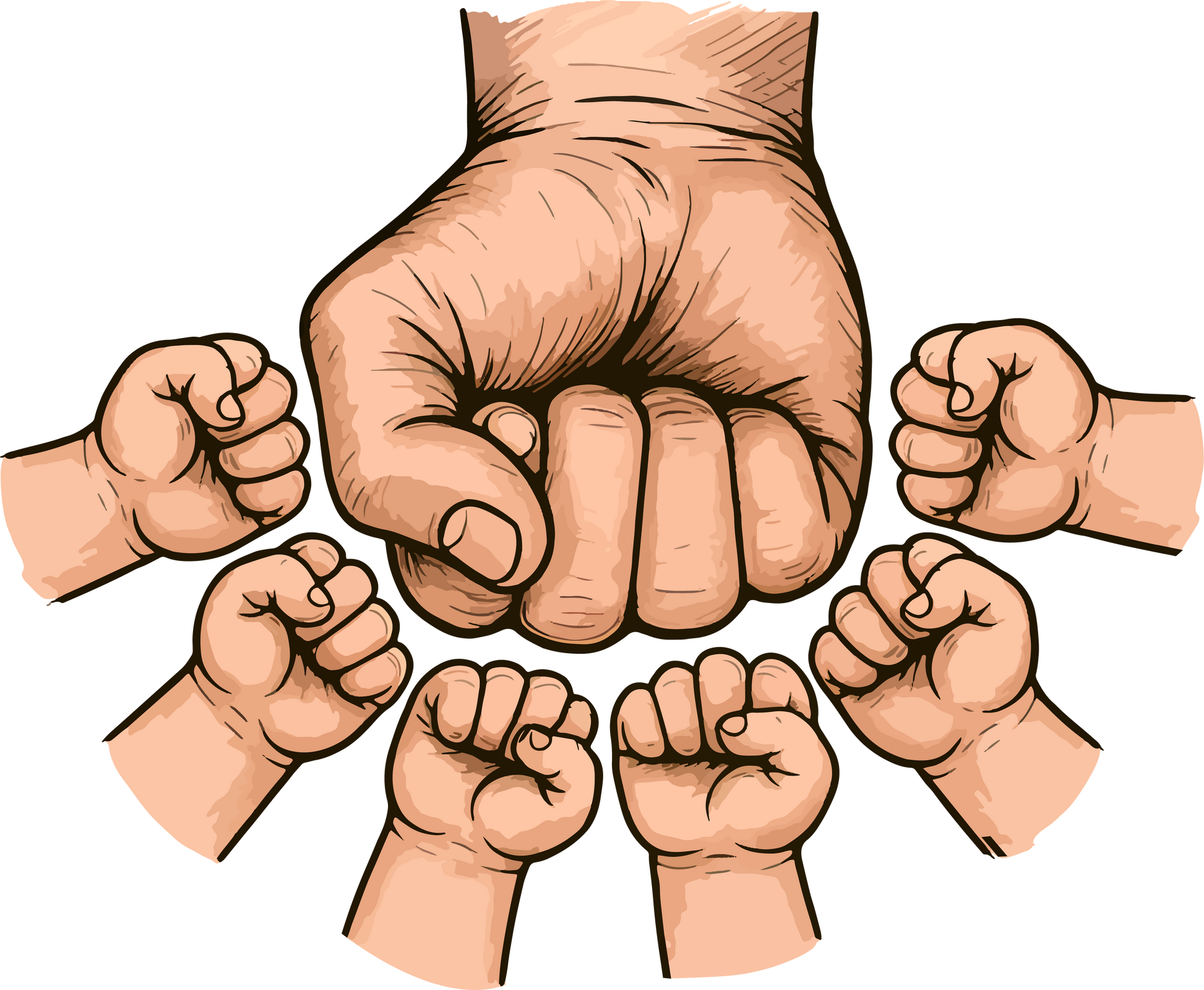Father’s Day Fist Bump 1-8 Classic Graphic T-Shirt – Funny Dad T-shirt - EverCharm Gifts