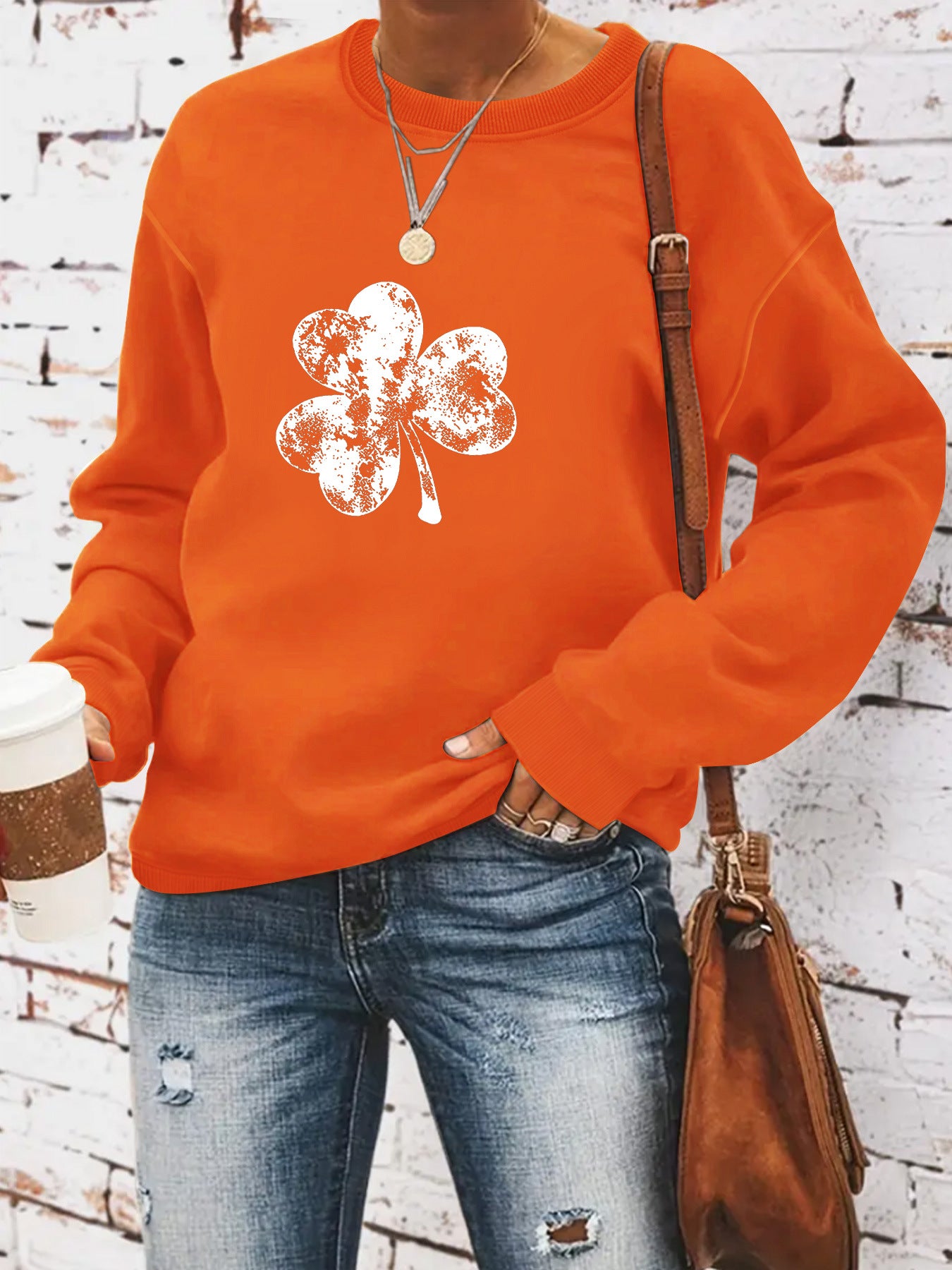 Women’s St. Patrick’s Day Graphic Sweatshirt – Casual Long Sleeve Streetwear Pullover