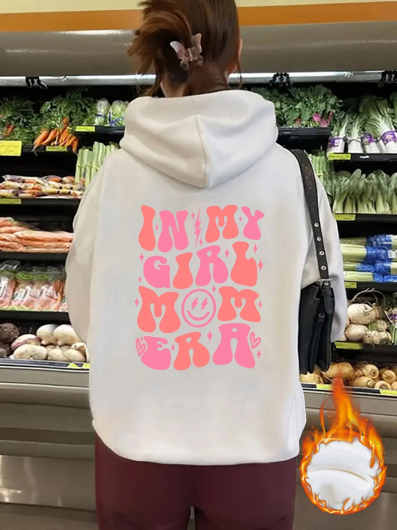 Women’s Oversized Hoodie – Lantern Sleeve Street Style Pullover Sweatshirt EPR