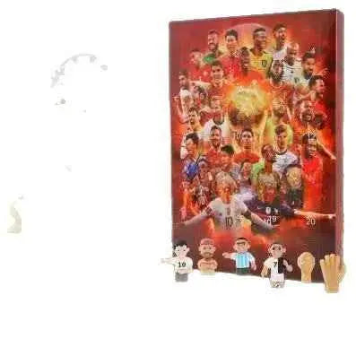 Football Advent Calendar Blind Box - Christmas Countdown Soccer Gift Set with Collectibles