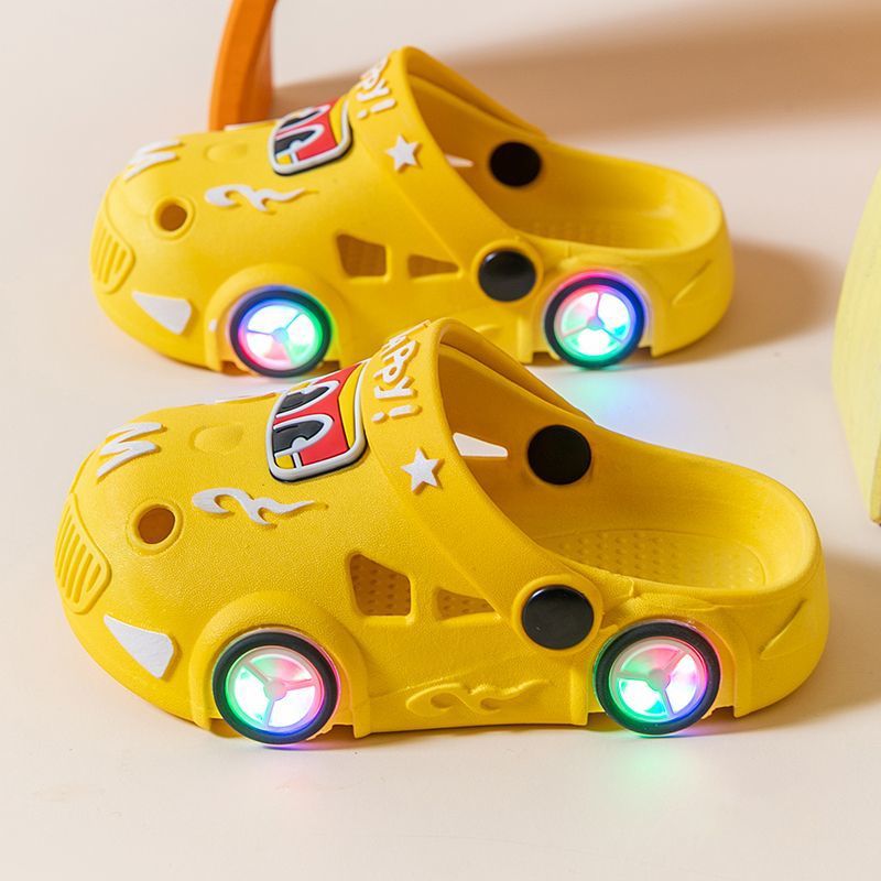 Kids Glow in the Dark Slippers | Soft Non-Slip Summer Indoor PVC Sandals - EverCharm Gifts