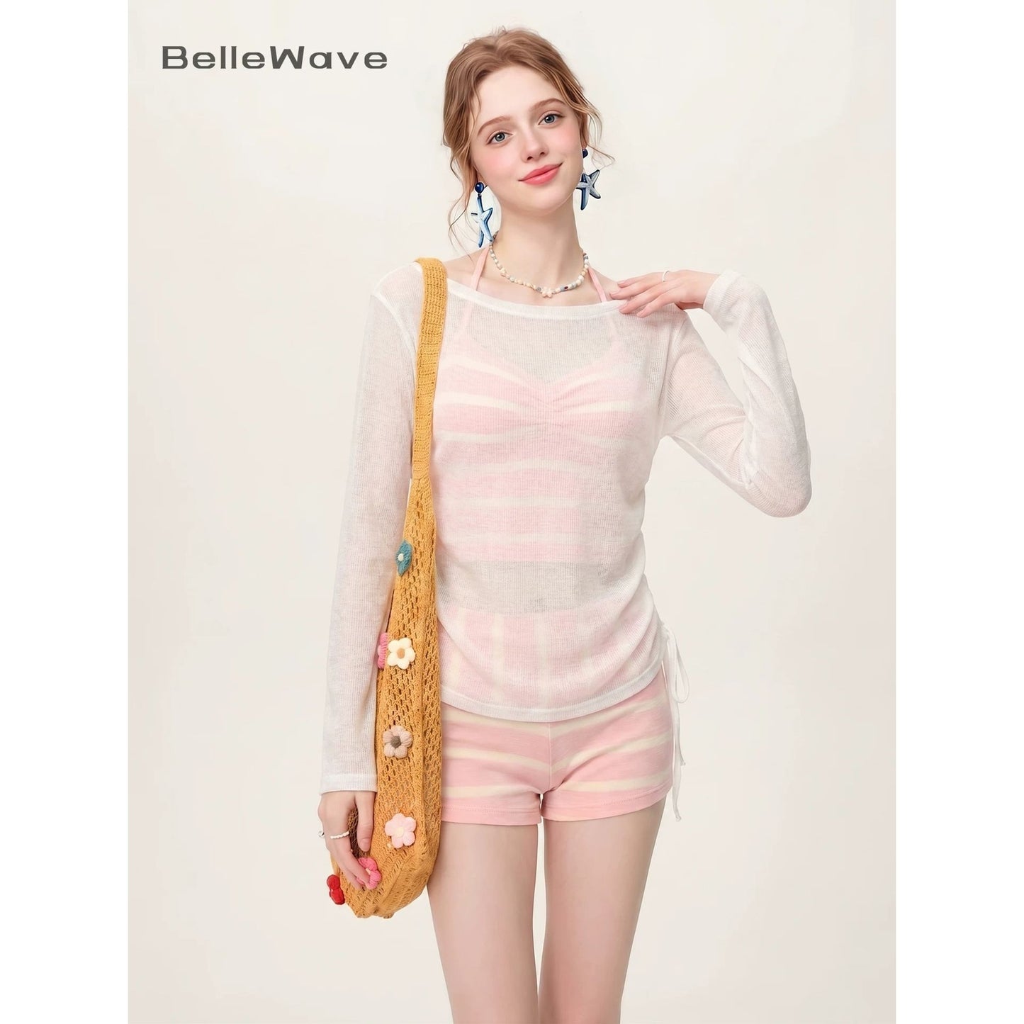 Womens Three Piece Swimsuit | Long Sleeve Cover-Up Bikini Swimsuit - EverCharm Gifts
